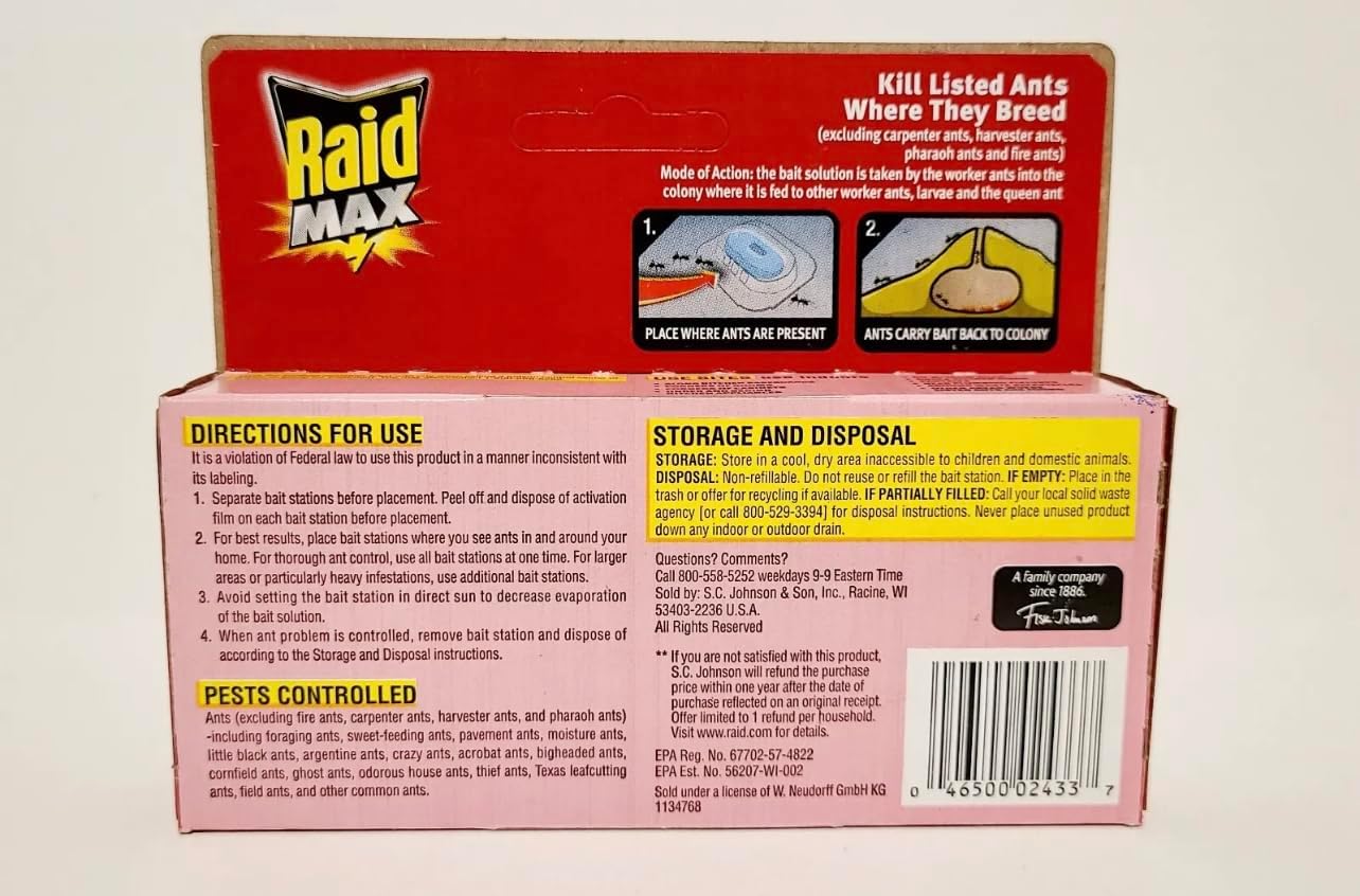 Raid® Max Liquid Ant Bait Kills the Queen and Colony ผลิตภัณฑ์กำจัดมด