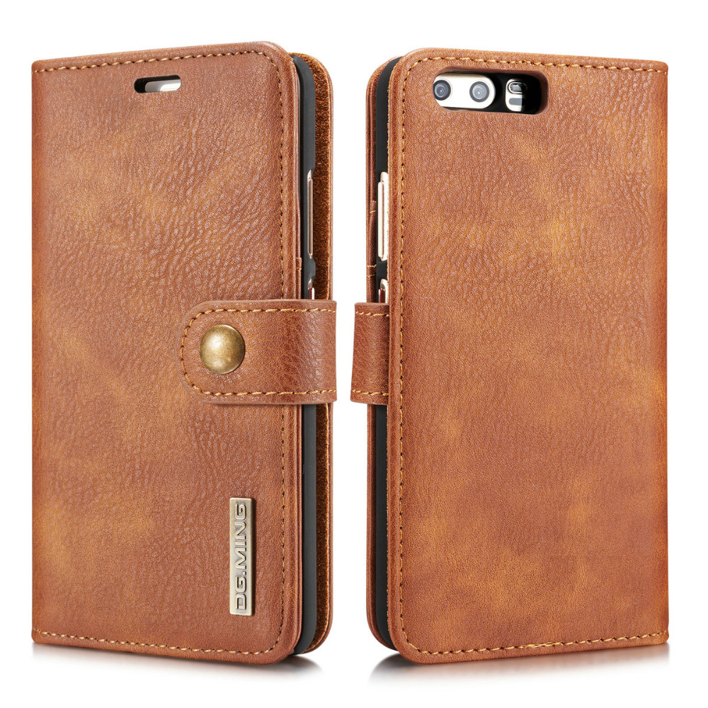 DG.MING เคส Huawei P10 Plus หนังฝาพับสไตล์กระเป๋าสตางค์แบบแยกส่วน 2 ใน 1