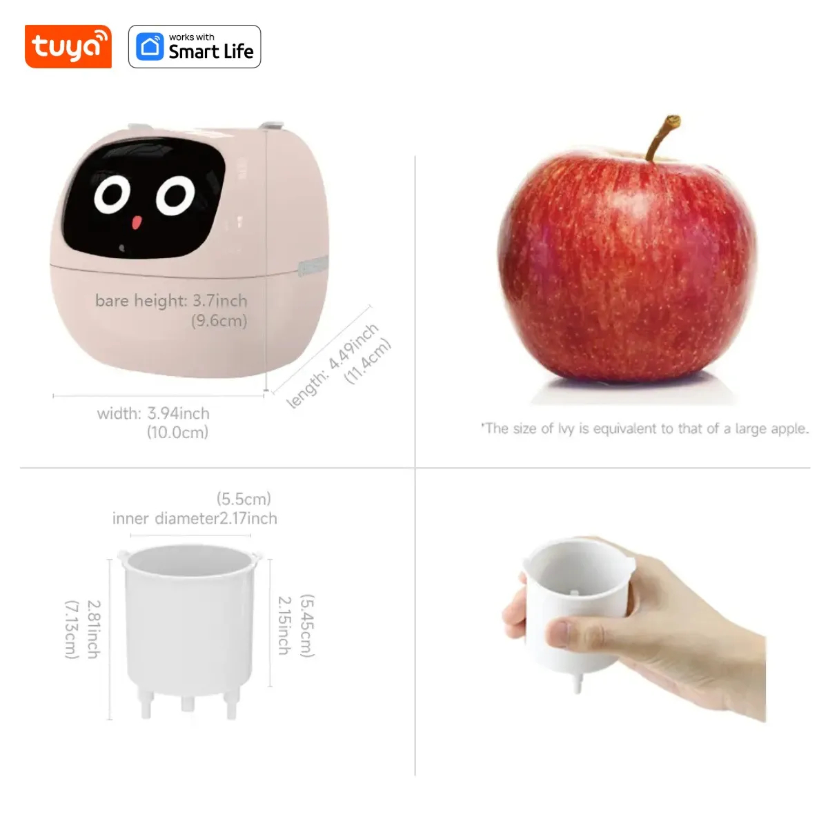 หุ่นยนต์พืชไอวี่ Smart planter Endless Ivy