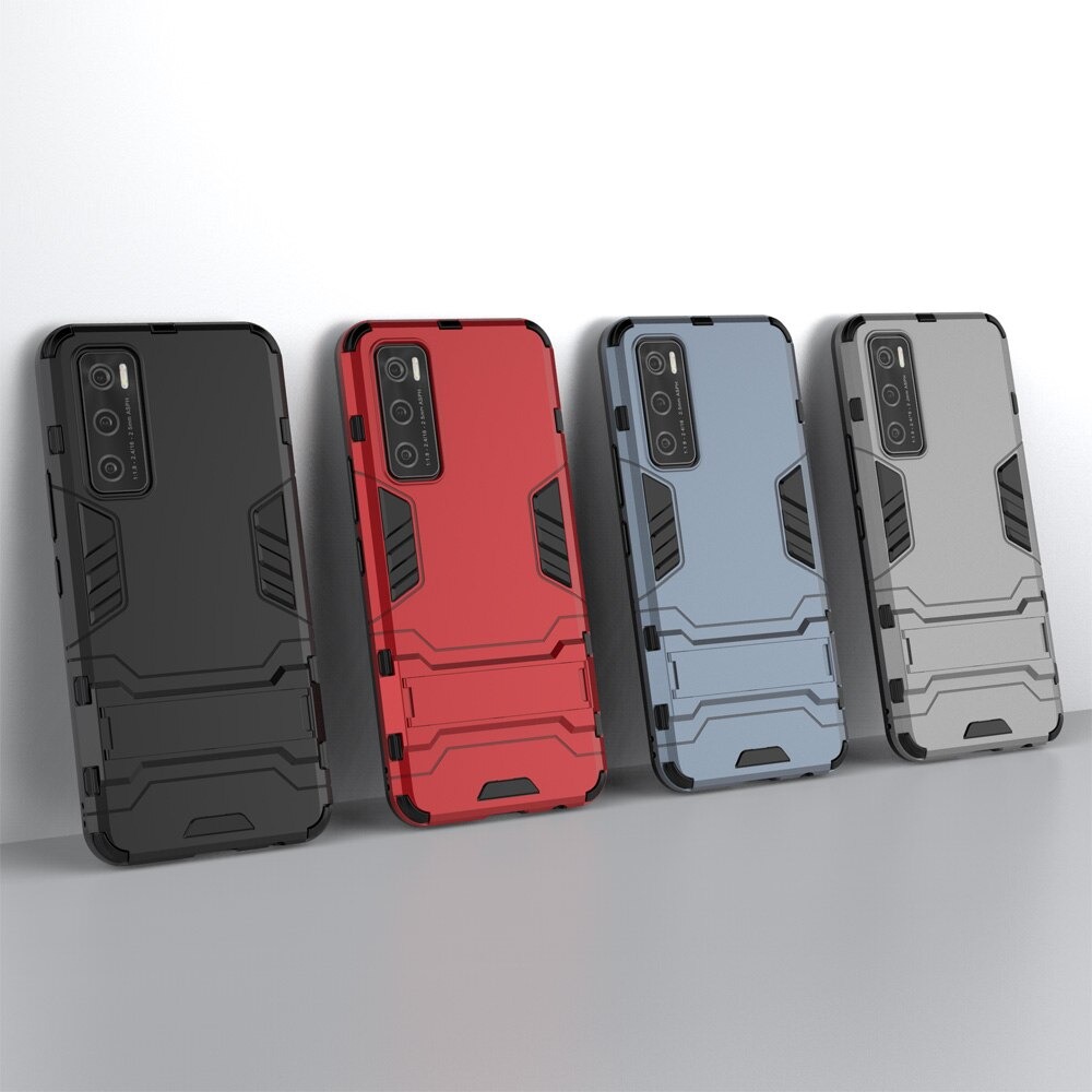 Case Vivo V20 SE #เคสฝาหลังพลาสติก ไฮบริด TPU + Kickstand