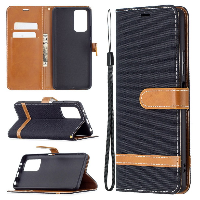 เคส Redmi Note 10 4G #เคสฝาพับหนัง PU พร้อมสายคล้องมือ สีสันสดใส