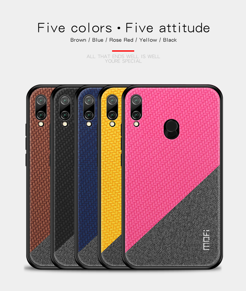Case Huawei Y9 (2019) #เคสฝาหลัง MOFI Honor Series รุ่น PU + PC + TPU Combo