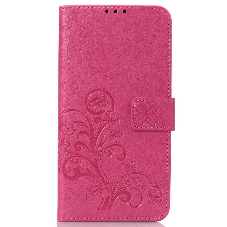 Case Huawei Mate 20 Pro #เคสฝาพับมีช่องใส่บัตร Imprinted Clover Leather Wallet