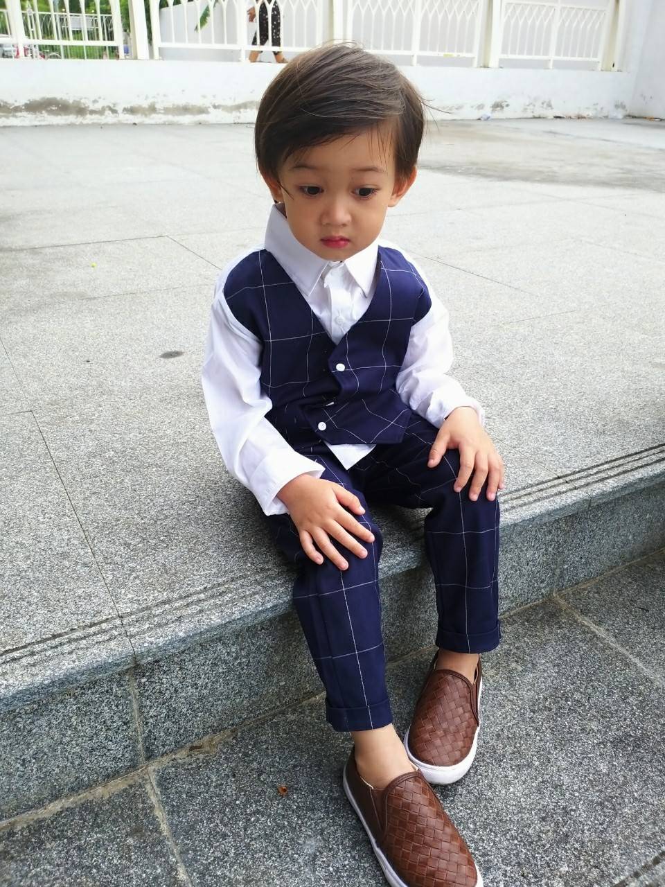 set เสื้อกับกางเกงออกงาน เด็กชาย