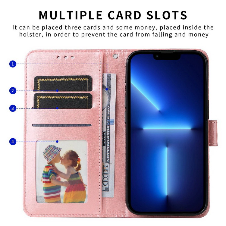 เคส Samsung Galaxy A32 4G#เคสฝาพับหนัง PU ผิวลายนูน Embossed Mandala Flower Leather Wallet