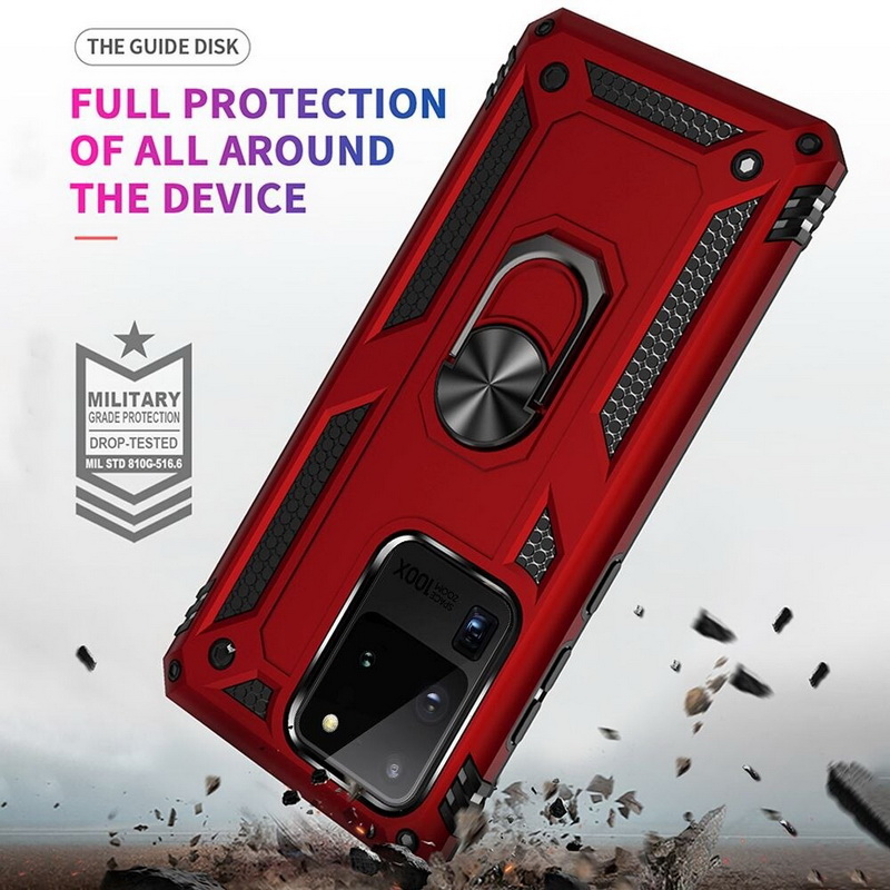 Case Samsung Galaxy S20 Ultra / S20 Ultra 5G #เคสฝาหลัง Hybrid TPU+PC มีแหวนสวมนิ้ว