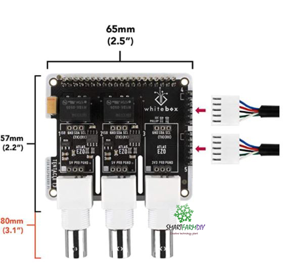 บอร์ด T3 Whitebox Labs Tentacle for Raspberry Pi