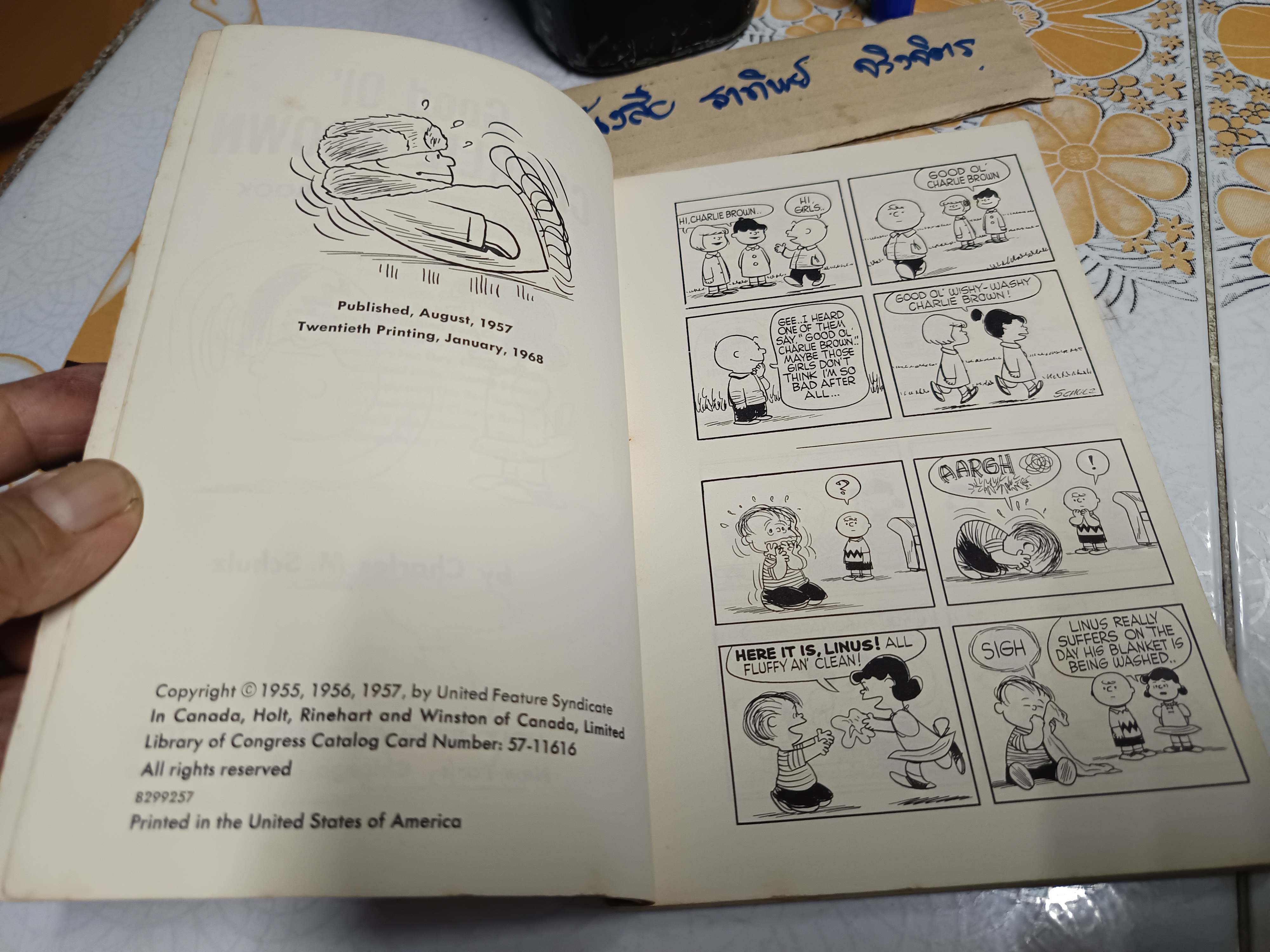 Good Ol'. , Charlie Brown ,1968 / A New Peanuts Book by Charles M. Schultz Vintage