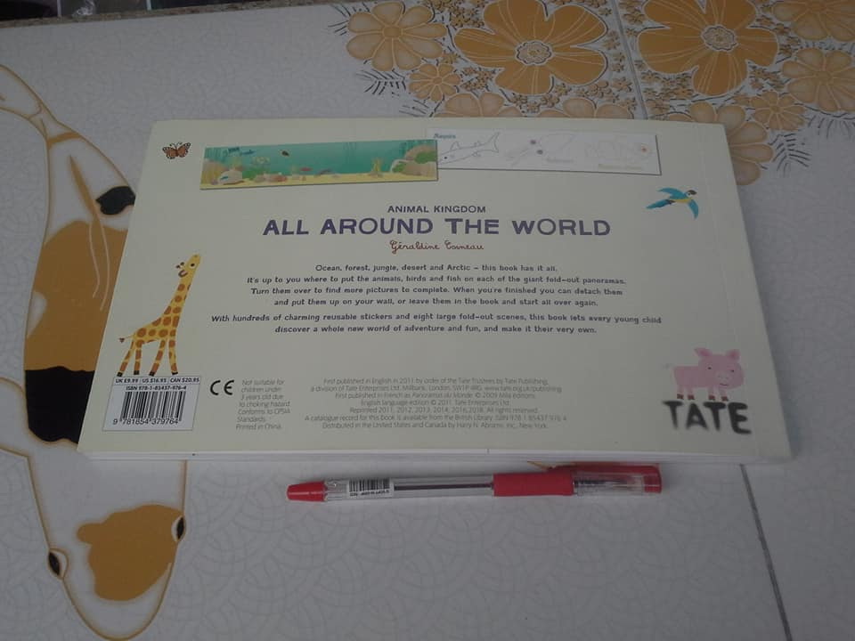 All Around the World - Animal Kingdom By Geraldine Cosneau (Sticker Books) **สินค้าหมด**