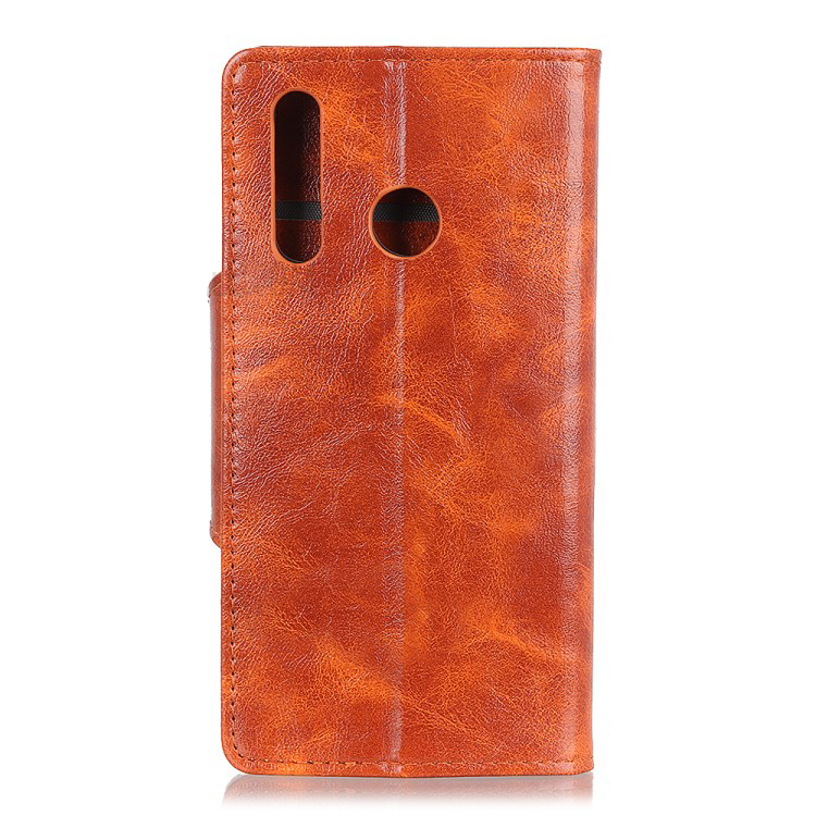Case Samsung Galaxy A20s แบบกระเป๋าสตางค์หนัง PU Textured PU Leather Wallet