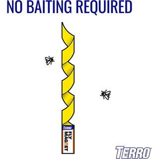 TERRO® T518 Fly Magnet Sticky Fly Paper Fly Trap 8 Count ผลิตภัณฑ์ดักจับแมลง แบบไร้กลิ่น