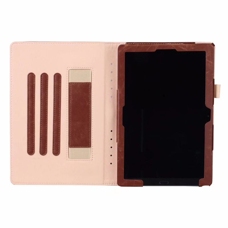 เคส Huawei MediaPad M5 Pro 10.8 นิ้ว #เคสฝาพับหนัง PU มีแถบยืดหยุ่นสวมนิ้ว Pocket Front PU Leather with Elastic Band