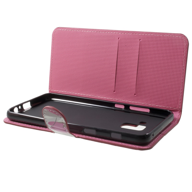 Case Samsung Galaxy A8 (2018) #เคสฝาพับสไตล์กระเป๋าสตางค์พิมพ์ลาย Pattern Printing หนัง PU