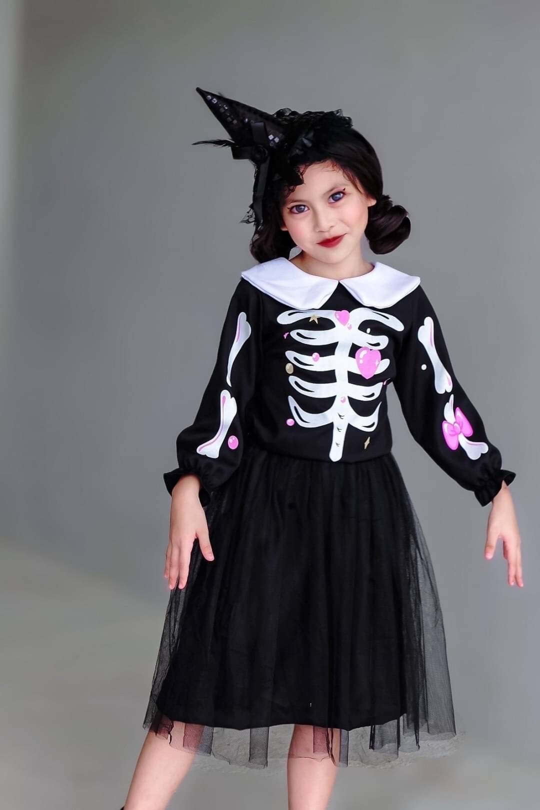 ชุดแฟนซีเด็กหญิง โครงกระดูก