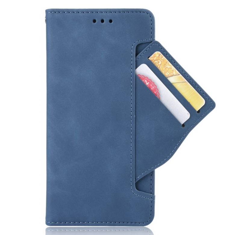 เคส OPPO A15 #เคสฝาพับหนัง PU มีที่เสียบการ์ดหลายช่อง Multiple Card Slots PU Leather Cover