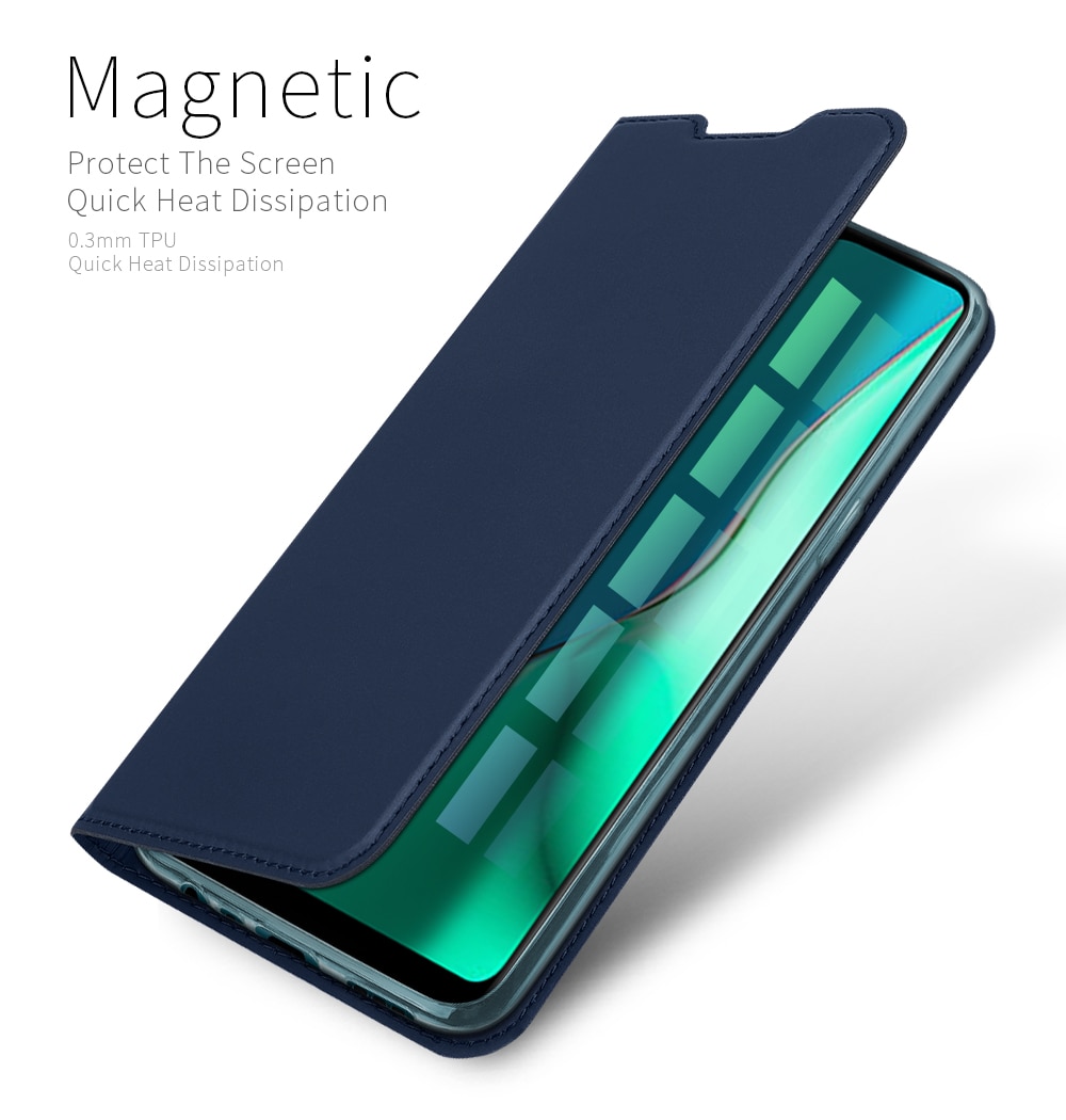 Case OPPO A9 (2020)/A5 (2020) #เคสฝาพับหนัง PU DUX DUCIS Skin Pro Series Auto-absorbed PU Leather คุณภาพดี