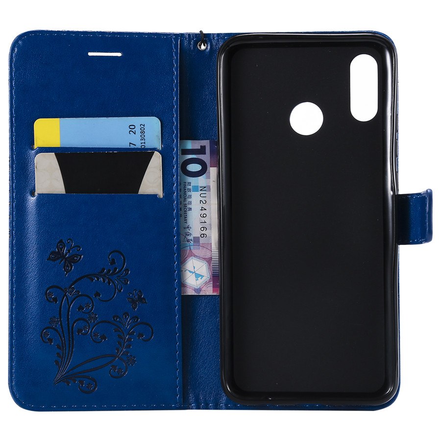 Case Huawei nova 3 #เคสฝาพับหนัง PU Imprint Butterflies Pattern สีสันสวยงามทันสมัย