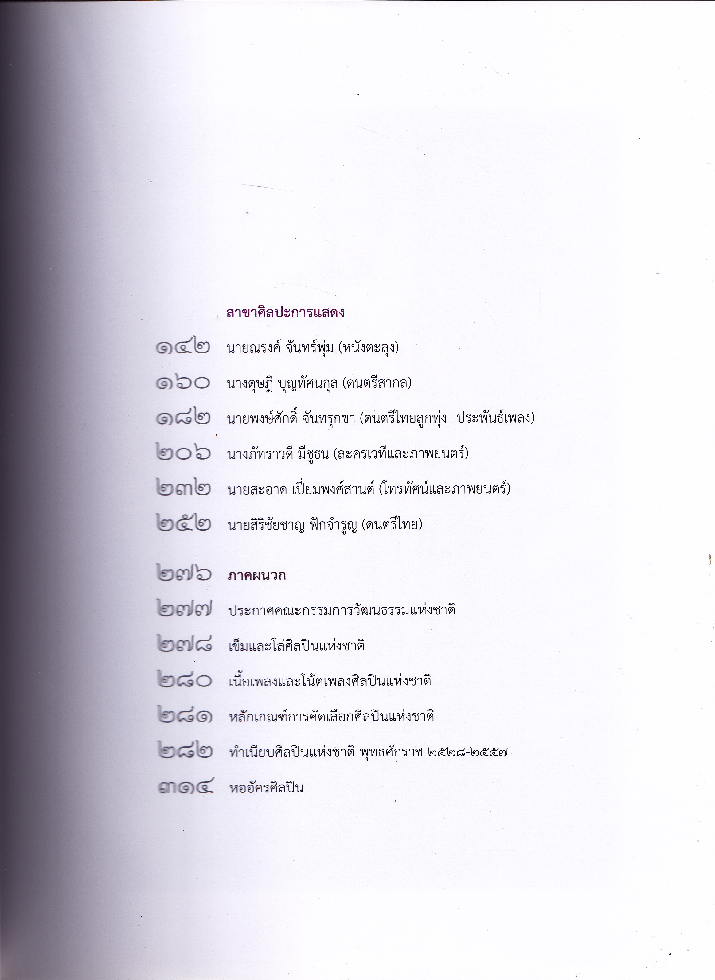 ศิลปินแห่งชาติ พ.ศ.2557 - หนังสือ : จัดทำโดย กรมส่งเสริมวัฒนธรรม กระทรวงวัฒนธรรม **สินค้าหมด**