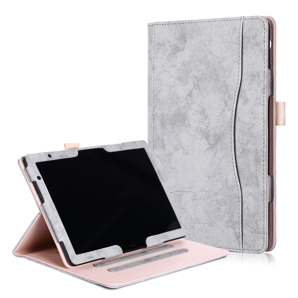 เคสแท็บเล็ต Huawei MediaPad T5 10 #เคสฝาพับ Front Pocket PU Leather Smart Cover เคสคุณภาพดีราคาถูก