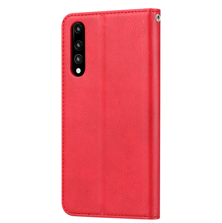 เคส Huawei P20 Pro #เคสฝาพับแบบกระเป๋าสตางค์หนัง PU มีช่องเสียบบัตรคุณภาพดี
