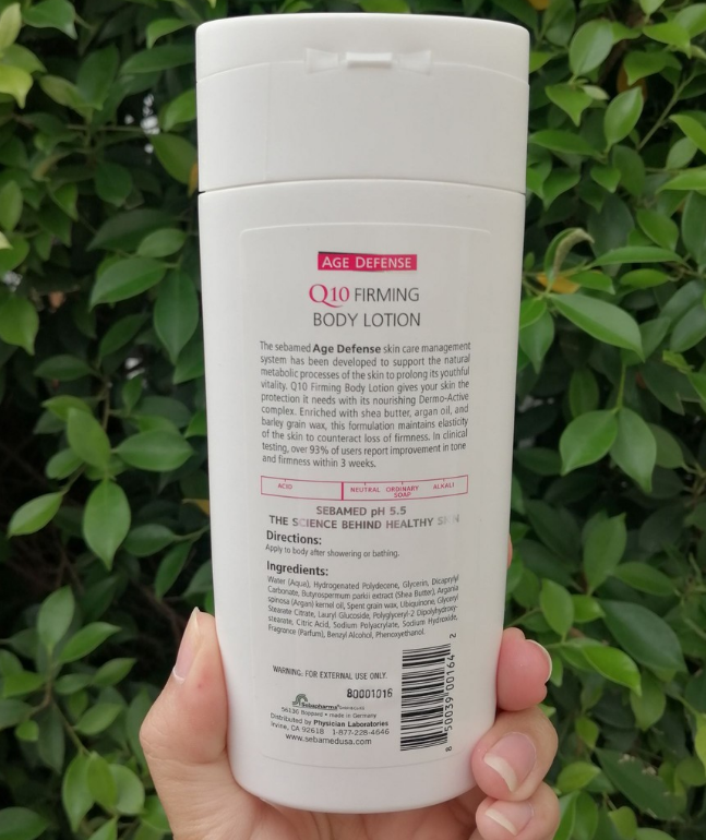(Pre Order) Sebamed® Age Defense Q10 Firming Body Lotion 6.8 fl oz (200 ml) ซีบาเมด ช่วยให้ผิวกระชับเต่งตึง เพิ่มความชุ่มชื้น ให้ผิวดูอ่อนเยาว์