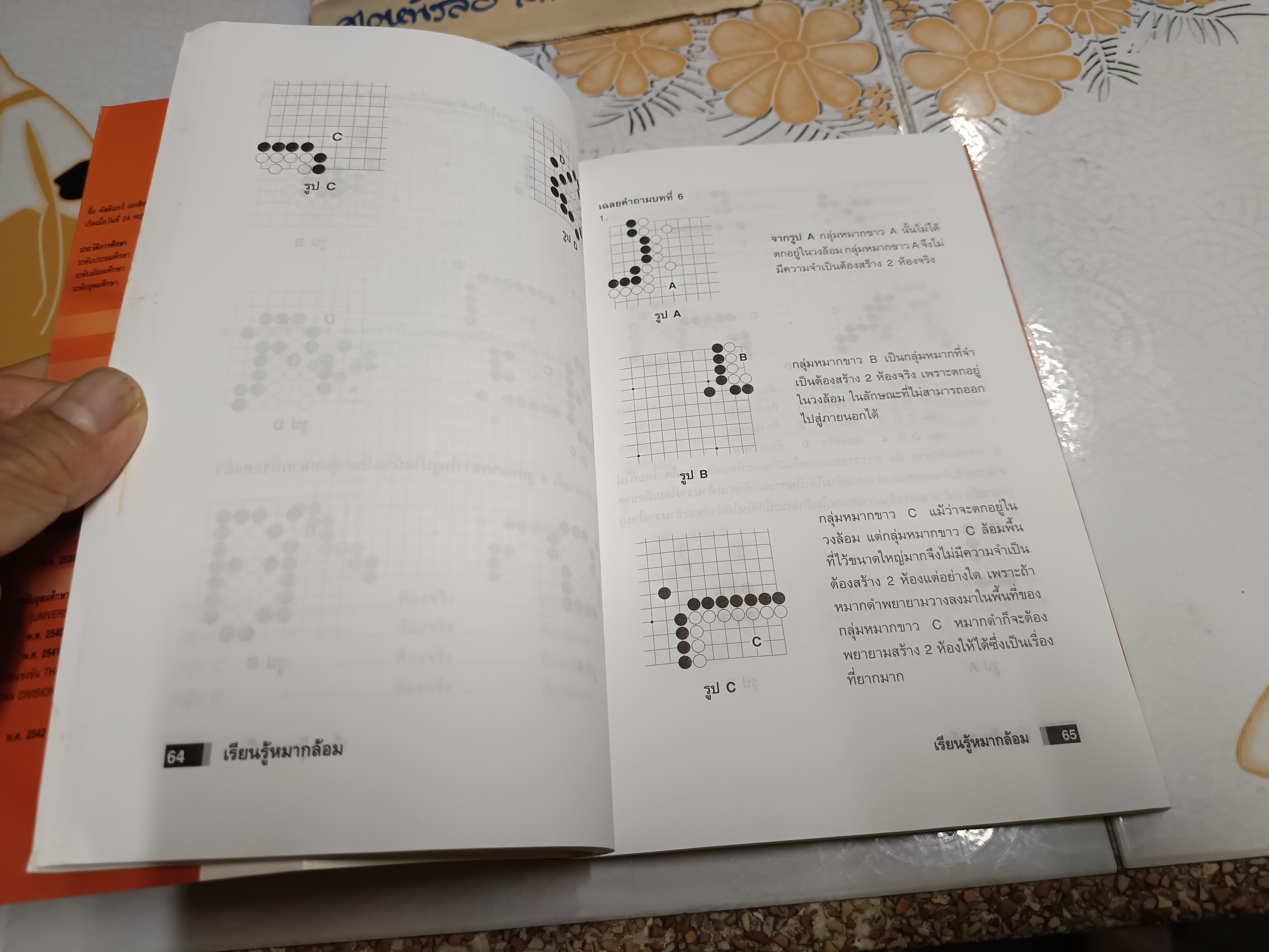 หนังสือ เรียนรู้หมากล้อม - หัสดินทร์ เอกสิงหชัย พิมพ์ครั้งแรกพ.ศ 2544 **สินค้าหมด**