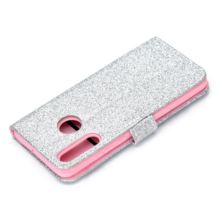 Case Huawei P30 Lite #เคสฝาพับหนัง PU แบบกระเป๋าสตางค์ Flash Powder Wallet