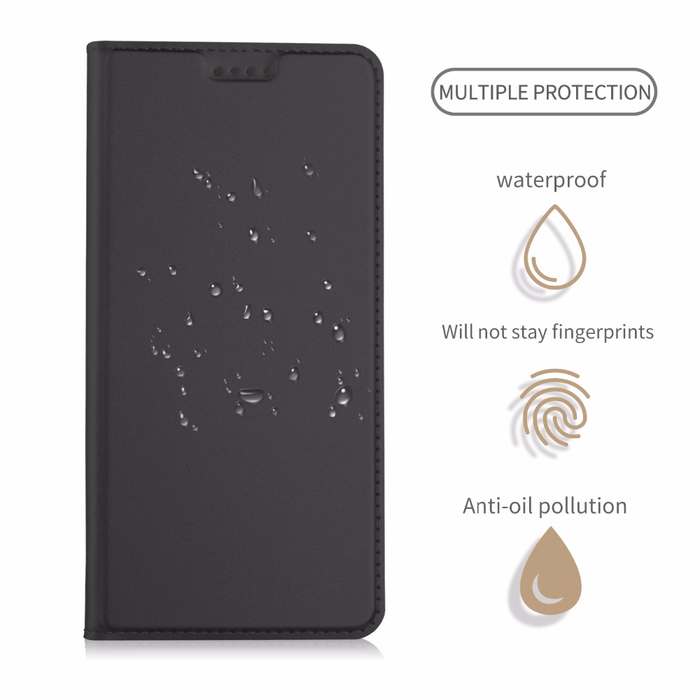 เคส Huawei nova 3i #เคสฝาพับหนัง PU Card Holder Auto-absorbed Leather