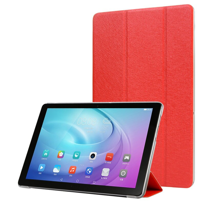 Case Samsung Galaxy Tab A 10.1 (2019) SM-T510 SM-T515 #เคสฝาพับแบบ 3 พับ Tri-fold Stand Leather Flip สำเนา