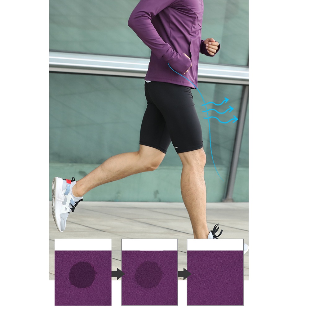 กางเกงรัดกล้าม กางเกงรัดรูปขาสั้น Compression man Running มีกระเป๋าใส่ของ (F41)