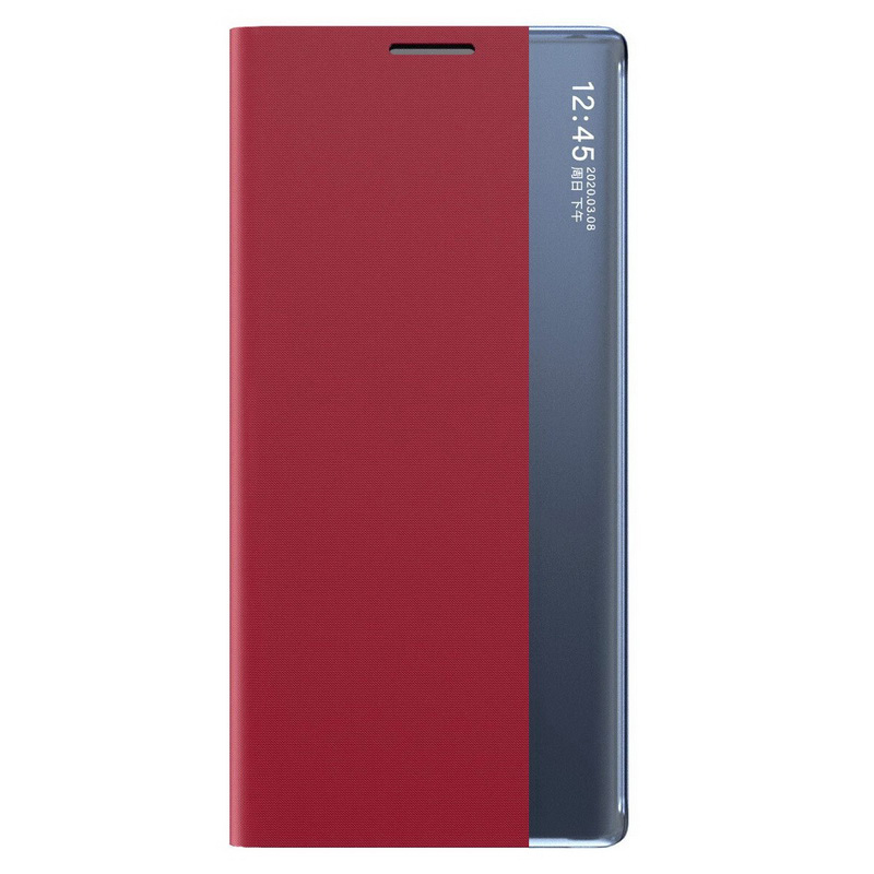 เคส Samsung Galaxy S10 Lite #เคสฝาพับเคลือบผิวหนัง PU ปิดแม่เหล็กพับวางตั้งได้ Leather Magnetic Smart Flip phone case
