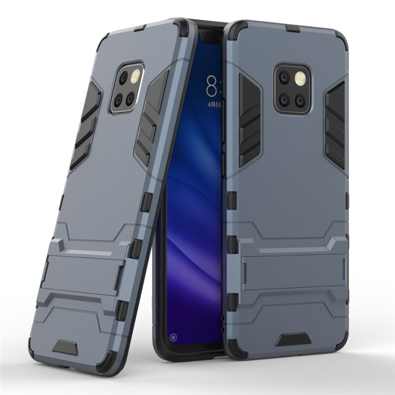 Case Huawei Mate 20 Pro #เคสฝาหลังพลาสติก ไฮบริด TPU + Kickstand (สินค้าพร้อมส่ง)