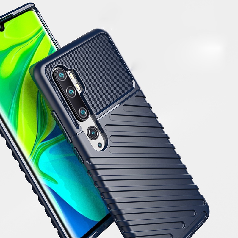 Case Xiaomi Mi Note 10 Pro #เคสฝาหลัง TPU อ่อน Thunder Series Twill Texture Soft TPU