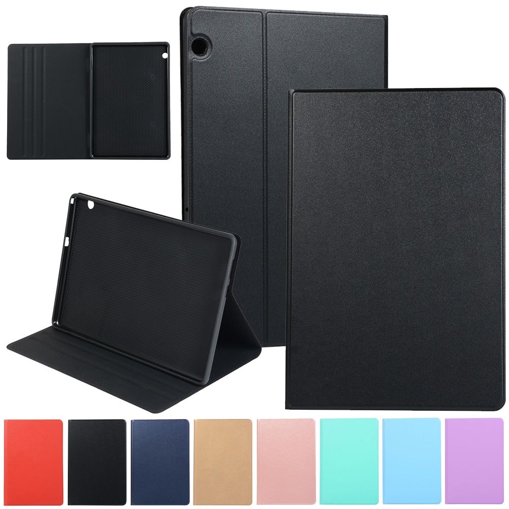 เคส Huawei MediaPad T5 10 #เคสฝาพับหนัง PU+TPU พับตั้งได้ PU Leather Protection Case with Stand