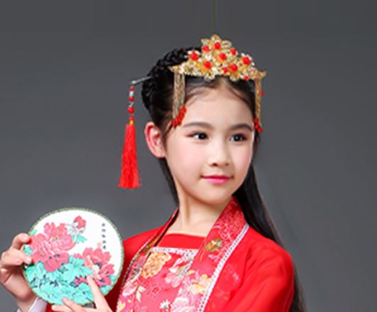 เครื่องประดับผมปิ่นปักผมเด็กผู้หญิงจีนโบราณ(แบบ 1)古典中式头饰汉服(1) Ancient Chinese Girls' Hairpin & Headdress(Type 1)