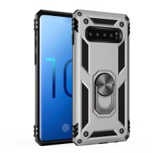Case Samsung Galaxy S10 #เคสฝาหลัง Armor PC TPU Hybrid มีแหวนสวมนิ้วหมุนได้ 360 องศา