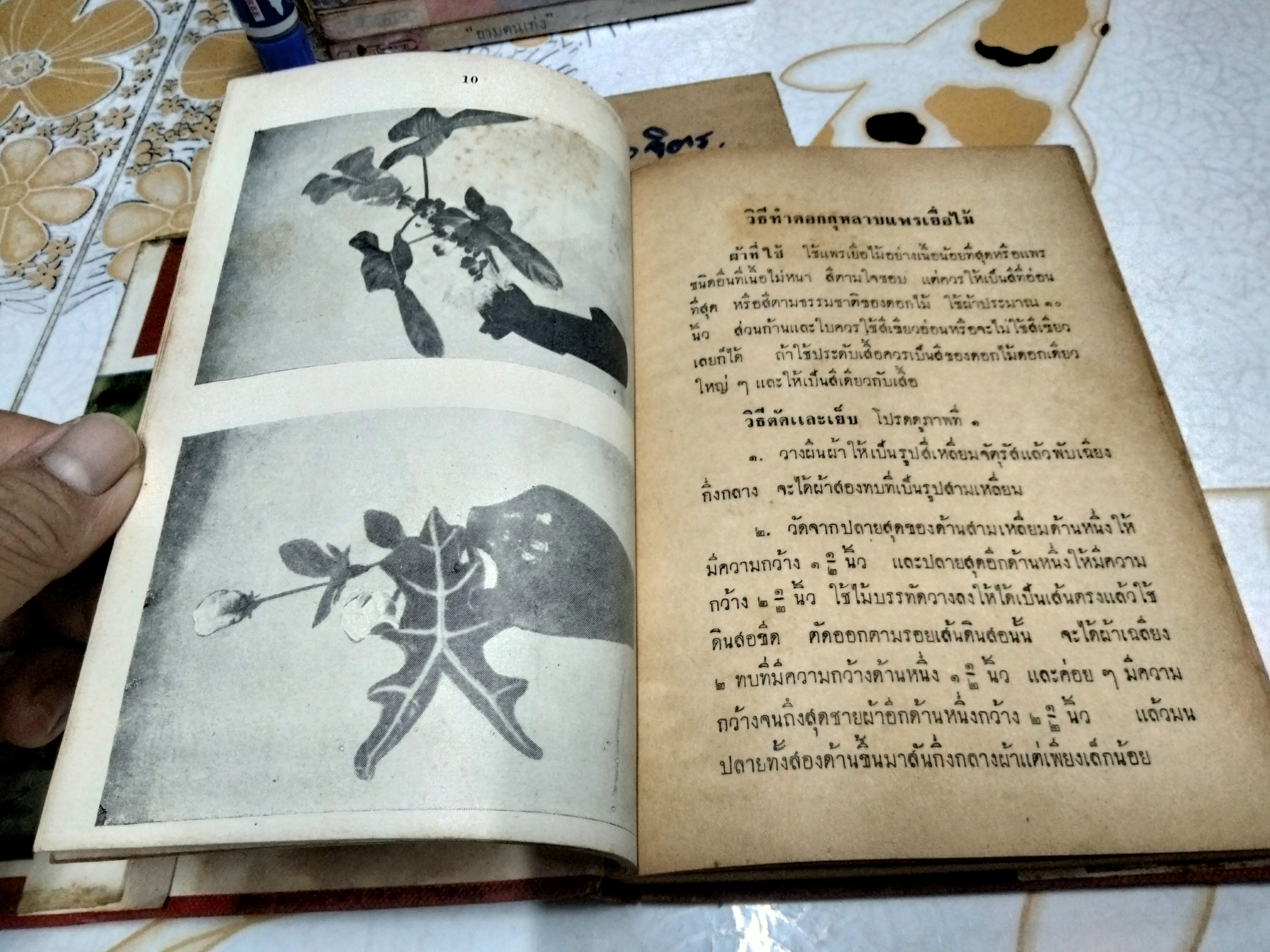 วิธีประดิษฐ์และจัดดอกไม้ โดย ศ. ชาญมาตรา