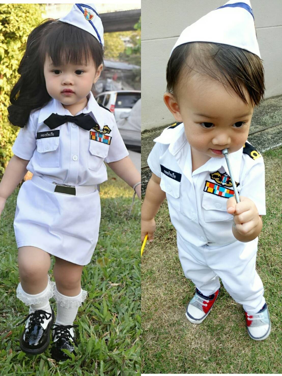 ชุดทหารเรือ เด็กชายหญิง