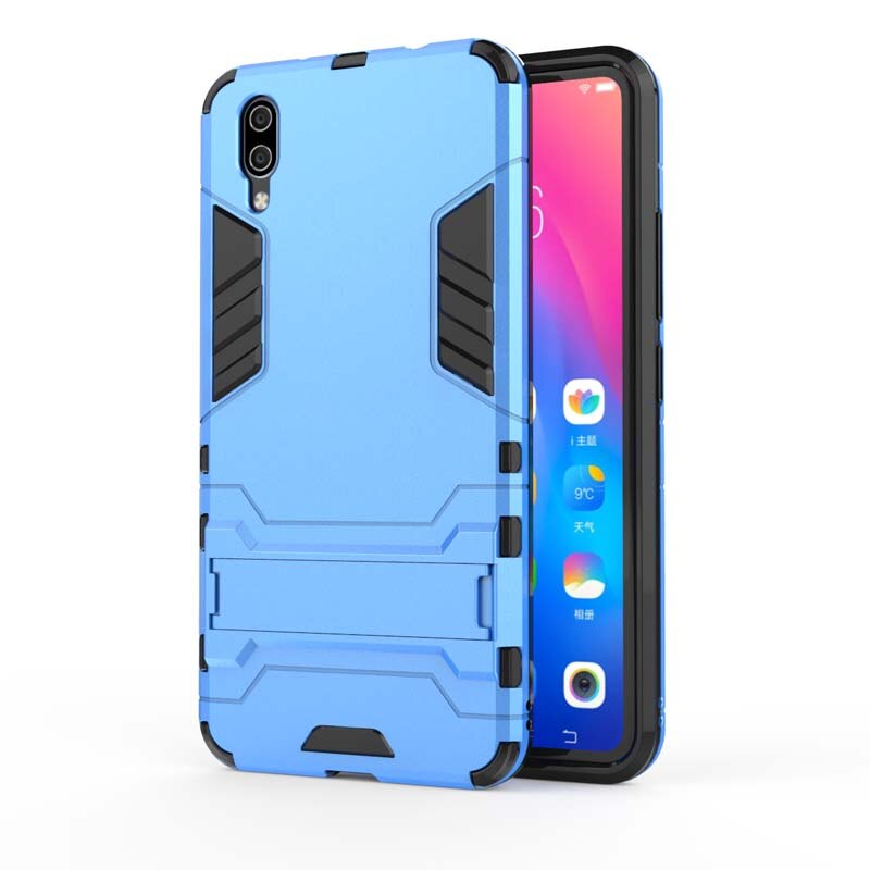 Case Vivo X21 UD #เคสฝาหลังพลาสติก ไฮบริด TPU + Kickstand