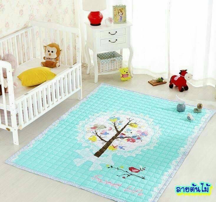 ผ้ารองคลานสำหรับเด็กทรงเหลี่ยม