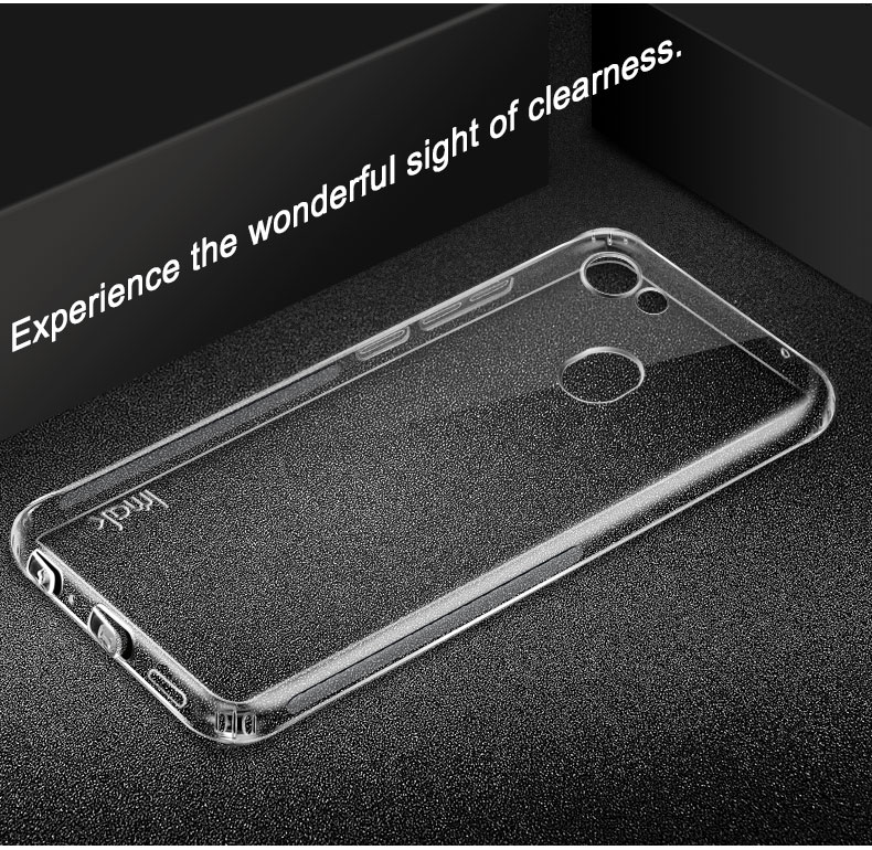 เคส OPPO F7 #เคสฝาหลังใส Anti-drop TPU Case + Screen Protector ฟิล์มกันรอย