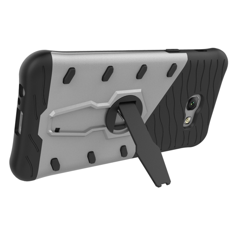 เคส Samsung A5 2017 #เคสฝาหลัง Armor Kickstand PC TPU Hybrid - สีแดง พร้อมส่ง