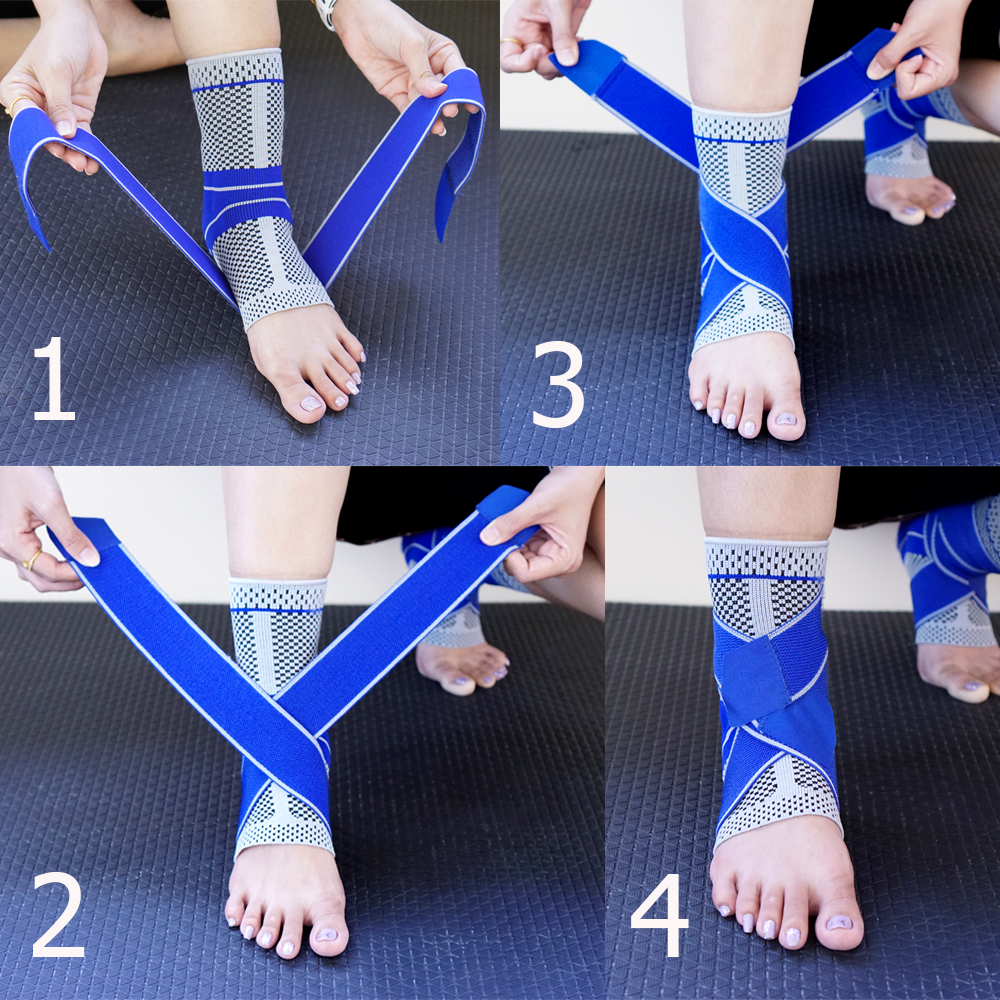 SPORT ANKLE PAD ผ้ารัดข้อเท้าลดการบาดเจ็บ (D8)