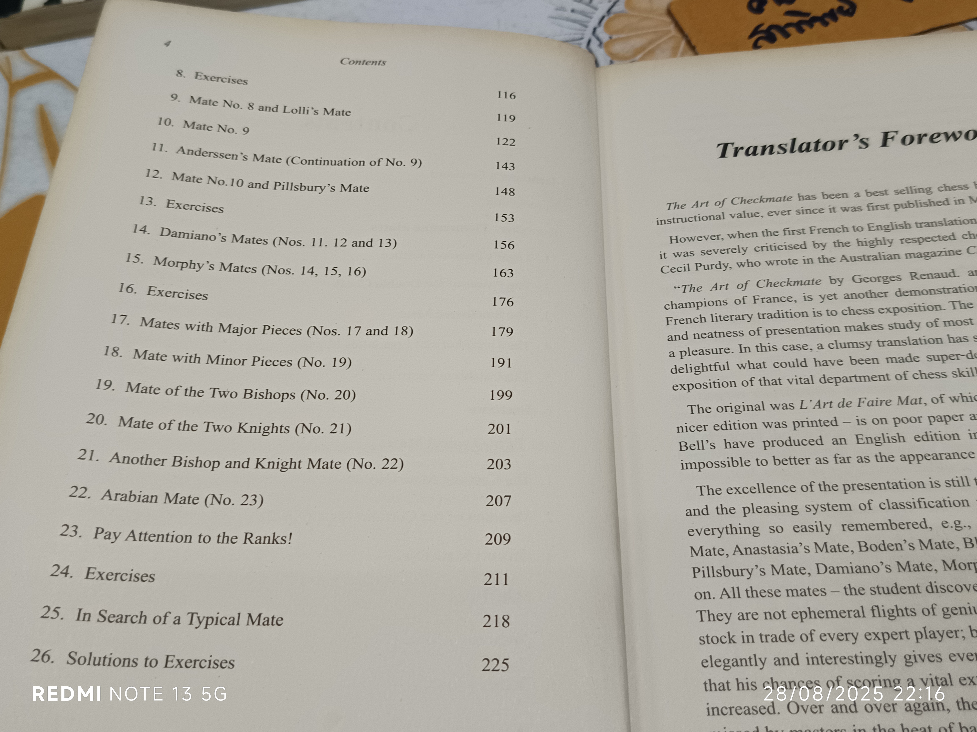 The Art of Checkmate (New Translation by Jimmy Adams) เขียนโดย Georges Renaud และ Victor Kahn #Batsford_chess