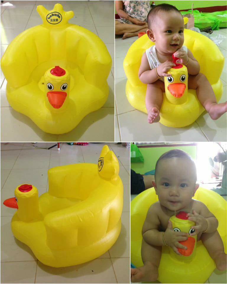 ที่นั่งเด็ก เป็ดน้อย แบบเป่าลม