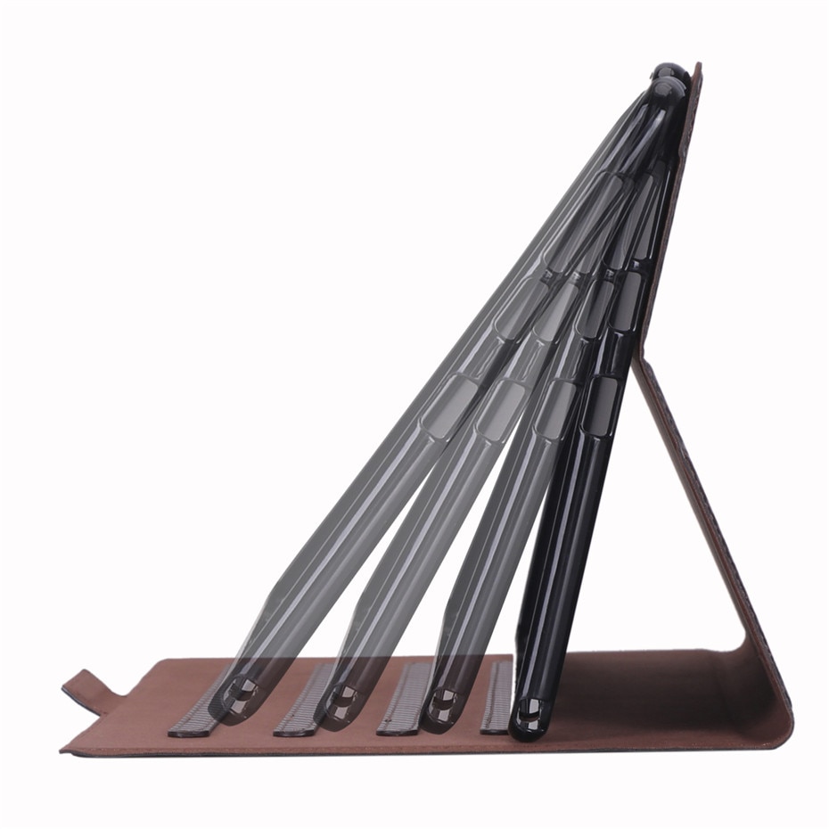 Case Huawei MediaPad M6 10.8-inch #เคสแบบฝาพับลาย Carbon Fiber Texture Magnetic Leather Shell มีช่องใส่การ์ด