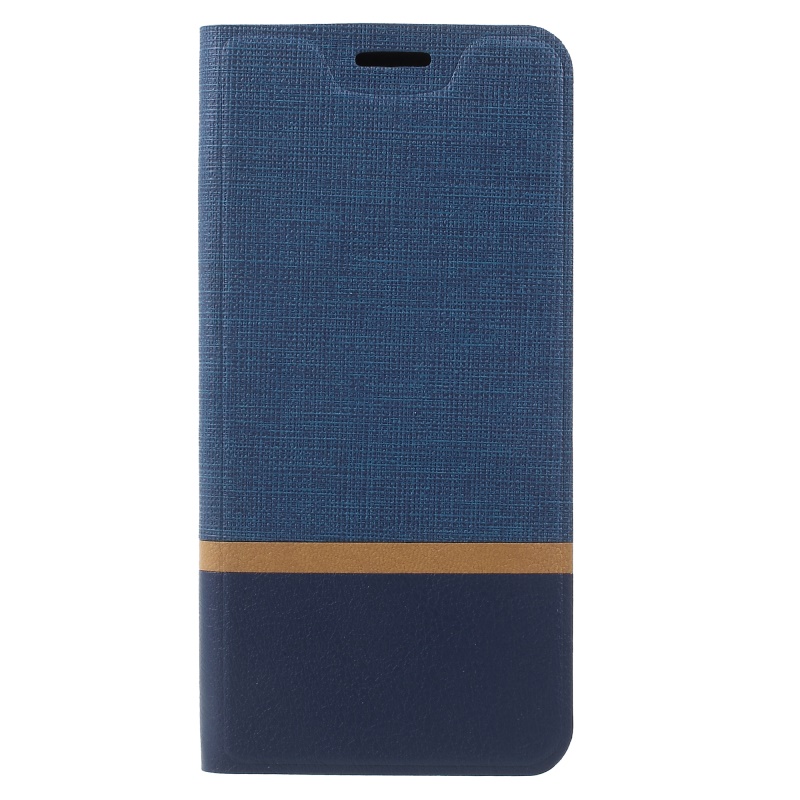 Case Samsung Galaxy A50 #เคสฝาพับหนัง PU Contrast Color ปกเสริมด้วยแผ่นเหล็กคุณภาพดี
