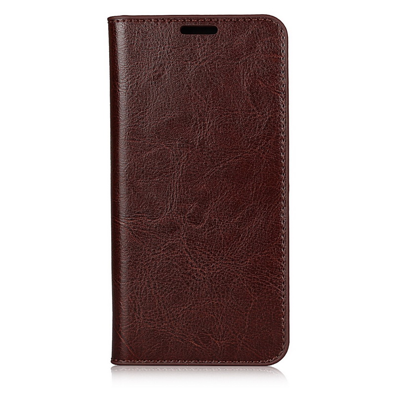 Case Samsung Galaxy S21 FE 5G #เคสฝาพับหนังแท้แบบกระเป๋าสตางค์คุณภาพดี Crazy Horse Genuine Leather Cover