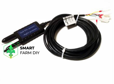 pH soil and Temperature sensor (ทนการกัดกร่อน Agcl) RS485