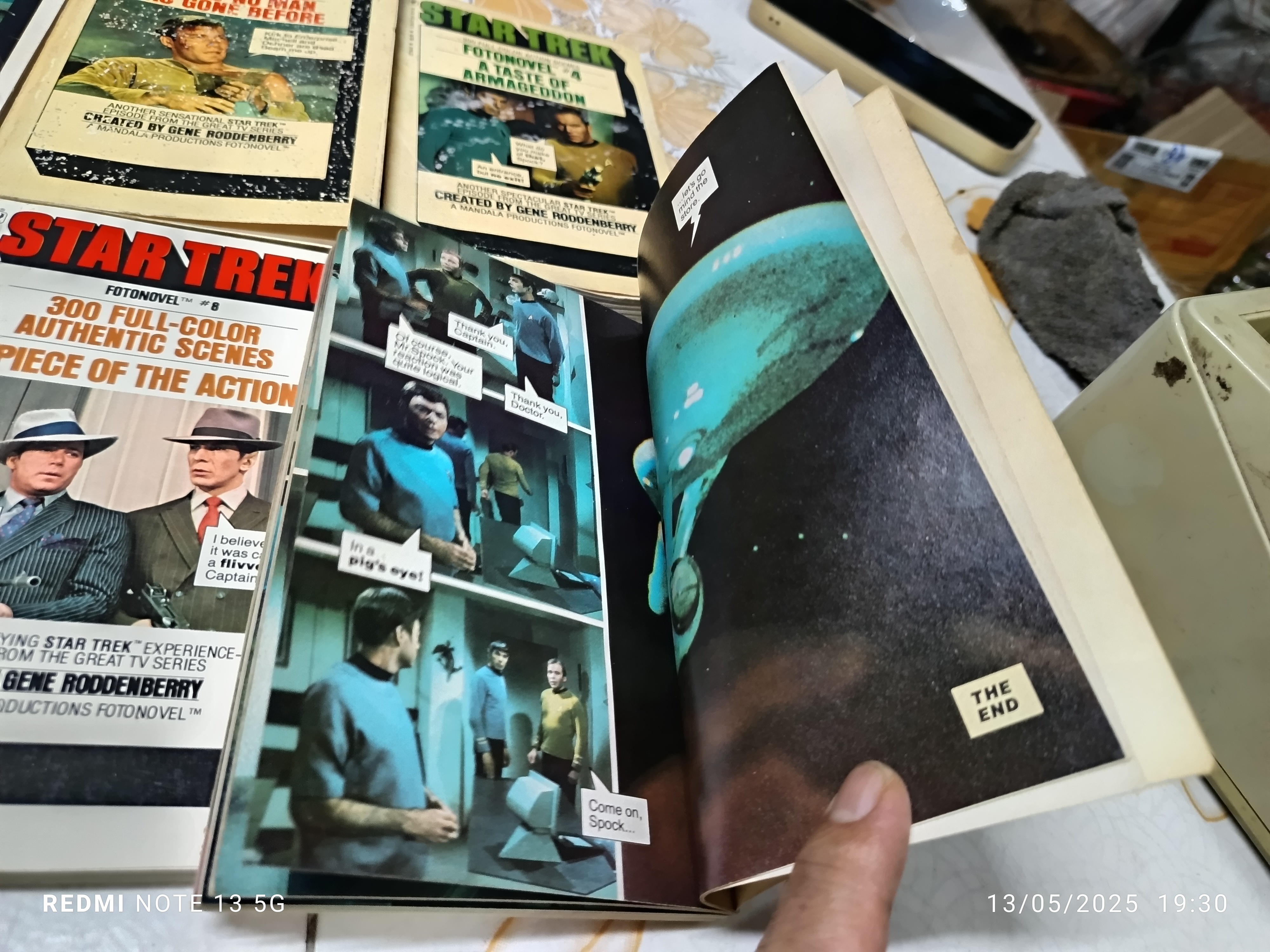 ขายรวม 6 เล่ม (12 เล่มชุด / ขาด 6 เล่ม) The Star Trek Fotonovel book series (12 books) 300 captioned full color action